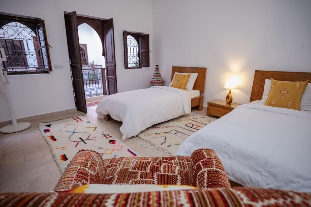 Paisible Riad Privatif Au Coeur De Marrakech Marrakesh Exterior photo