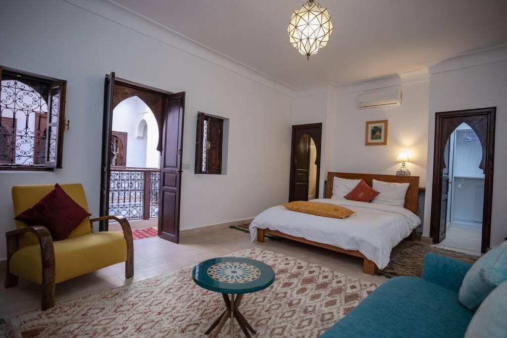 Paisible Riad Privatif Au Coeur De Marrakech Marrakesh Exterior photo